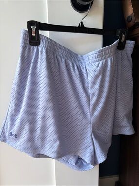 Under Armour Women’s Light Lavender Mesh Athletic Shorts